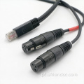 Cabo personalizado xlr 3pin masculino para rj45 dmx512